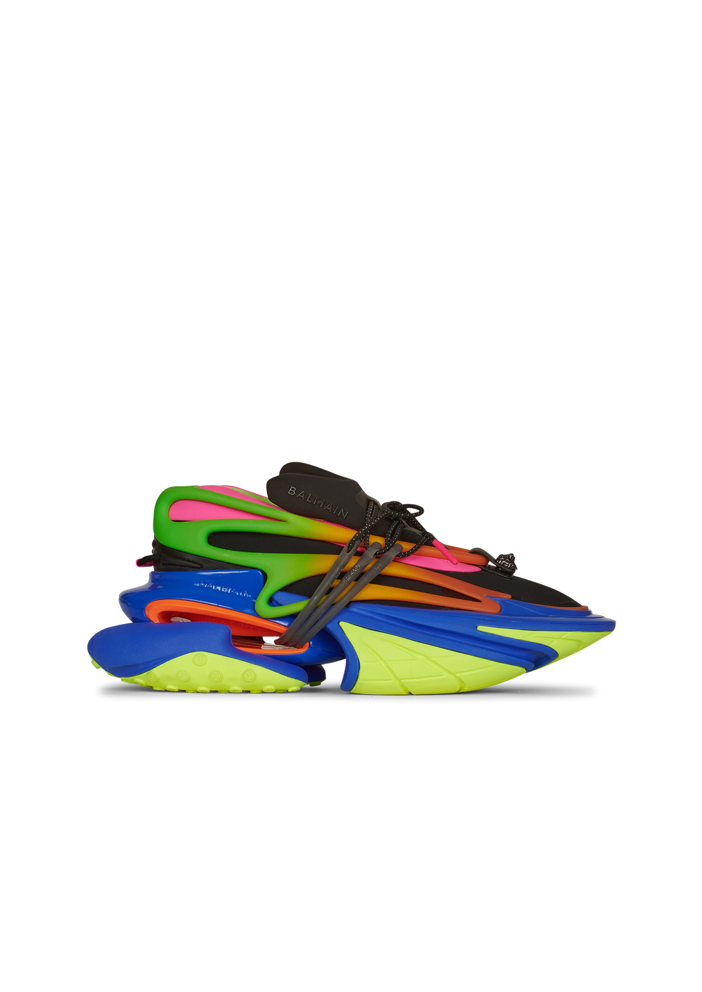 Unicorn Low-Top-Sneakers aus mehrfarbigem Neopren und Leder, multicolor, hi-res
