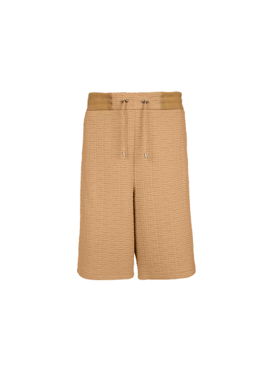 Bermuda-Shorts mit geprägtem Monogramm von Balmain