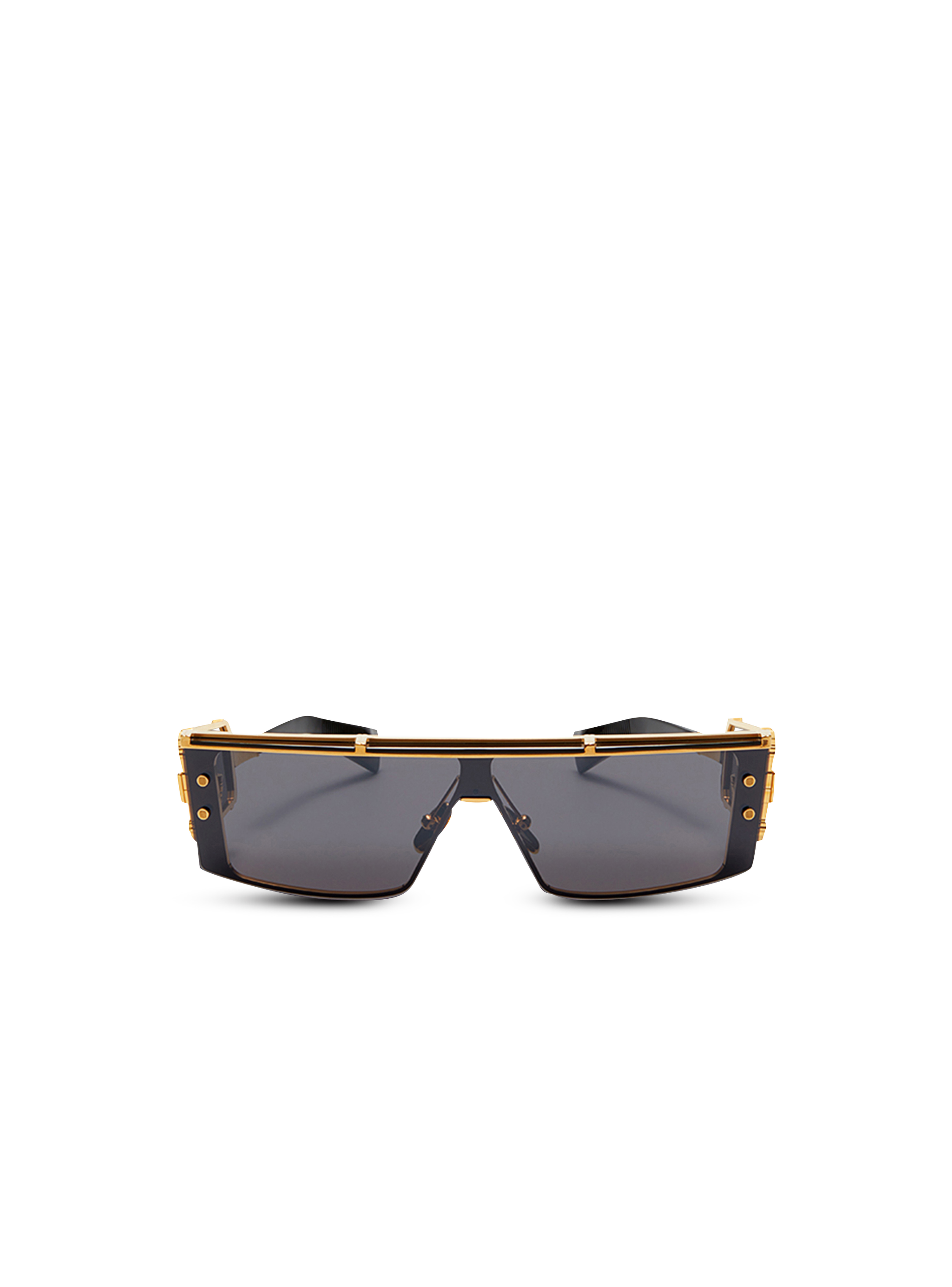 Shield-Sonnenbrille Wonder Boy III aus Titan, schwarz