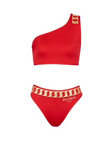 Bikini mit Balmain-Logo