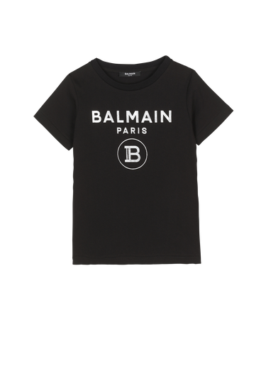 Baumwoll-T-Shirt mit Balmain-Logo