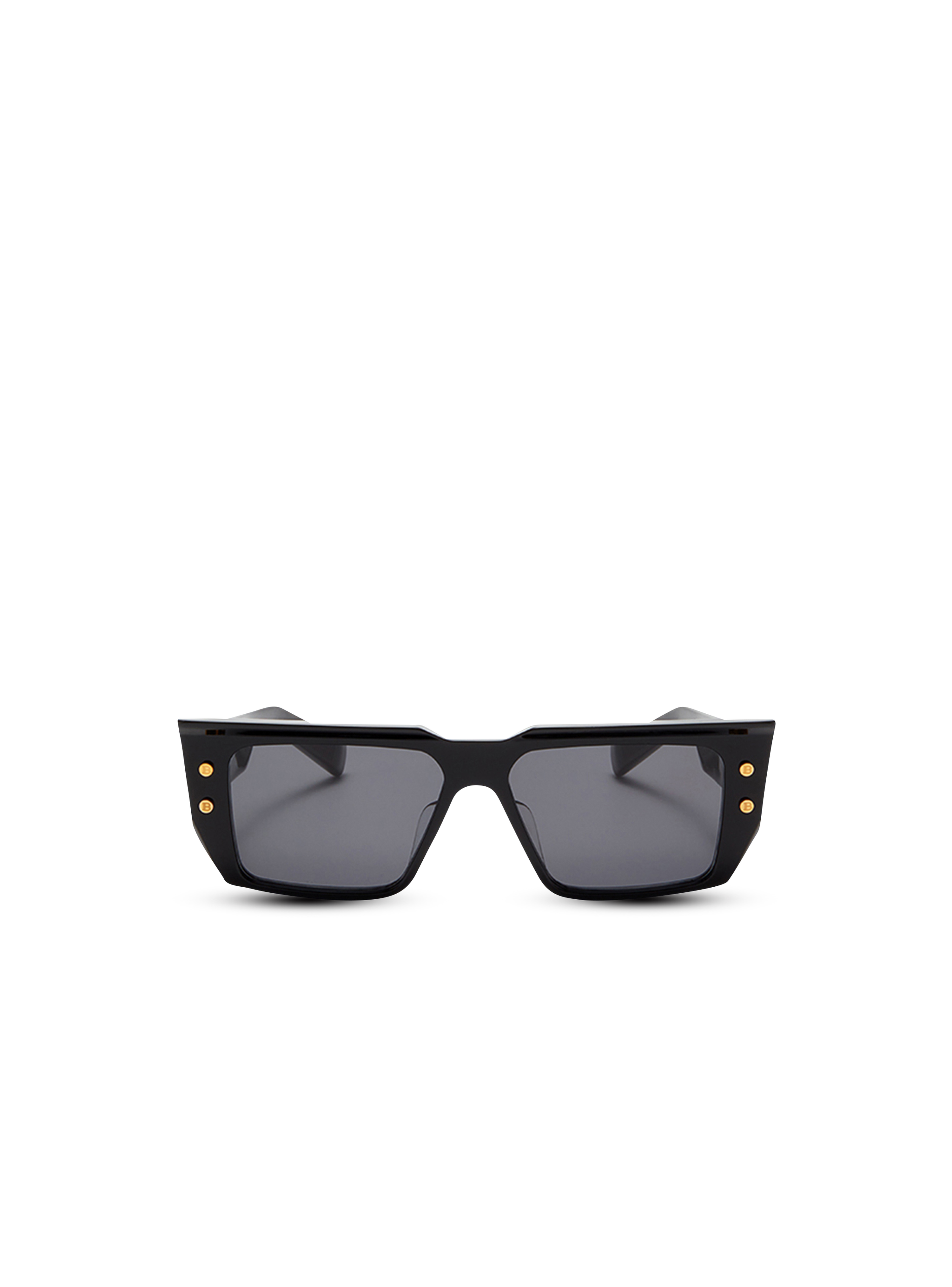 Sonnenbrille B-VI aus Acetat, schwarz