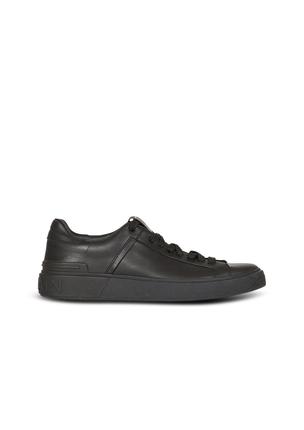 B-Court Sneakers aus Leder, schwarz, hi-res