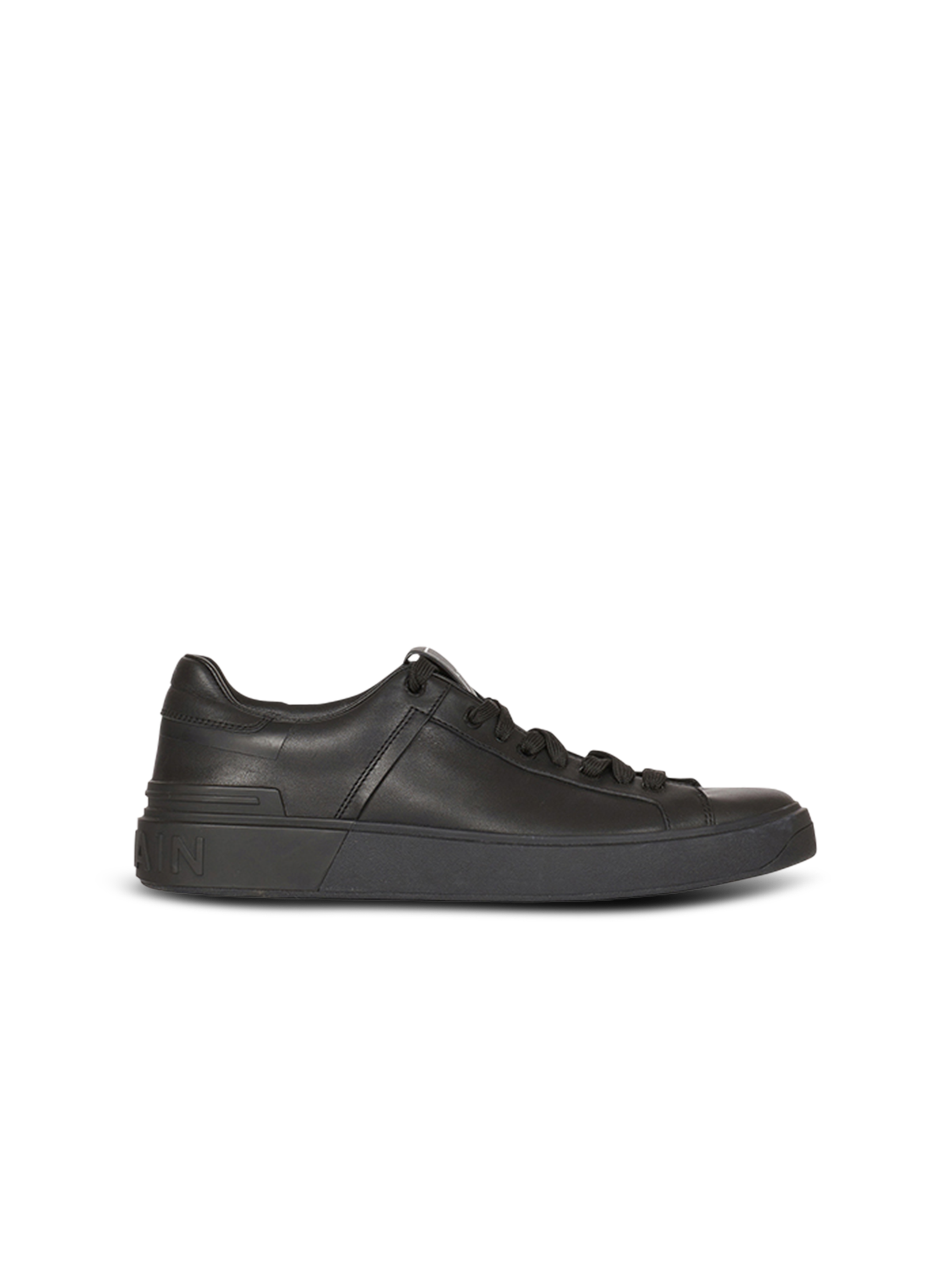 B-Court Sneakers aus Leder, schwarz
