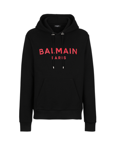 Sweatshirt aus Baumwolle mit „Balmain Paris”-Logoprint