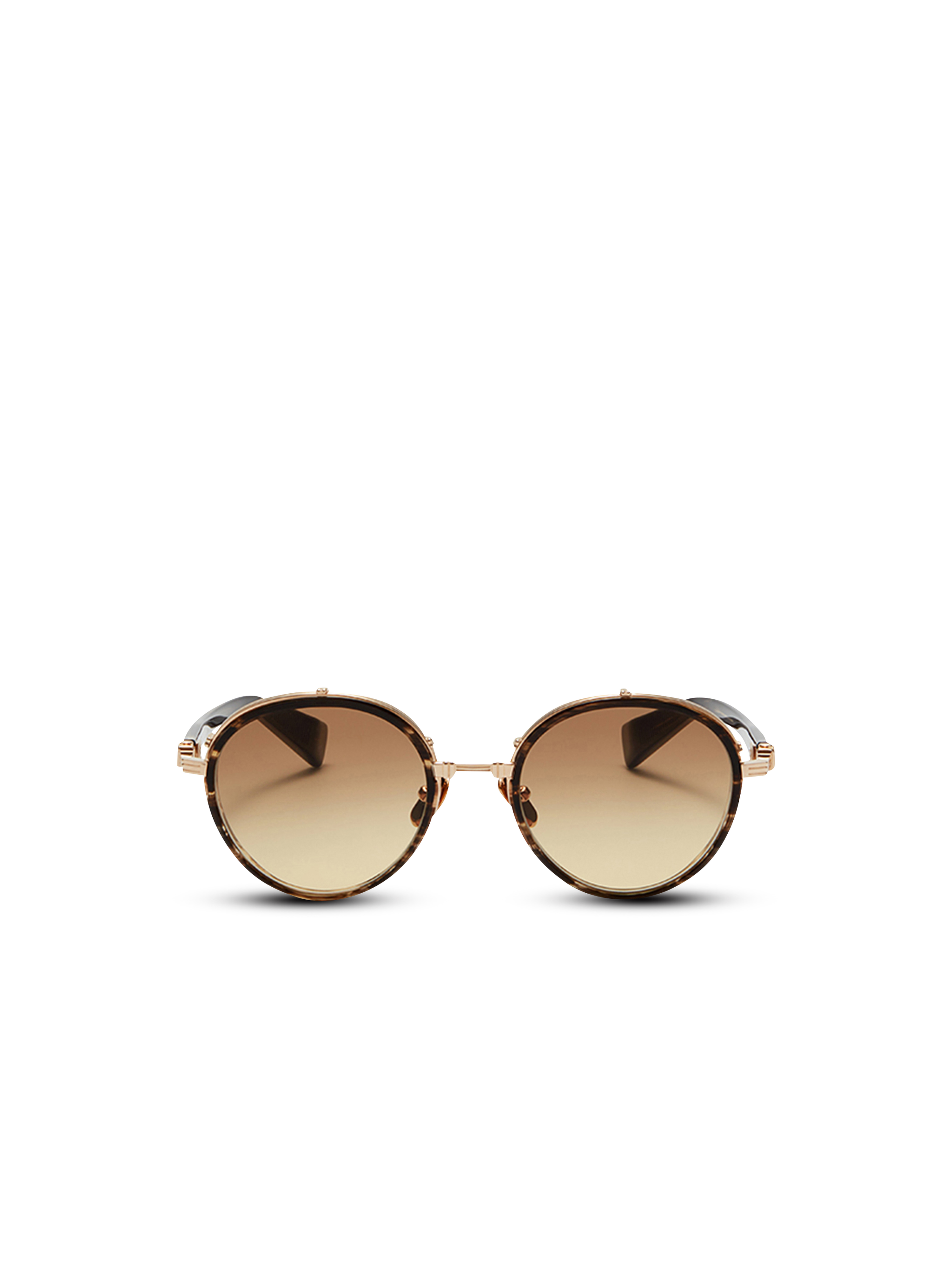 Sonnenbrille Croissy aus Titan, braun