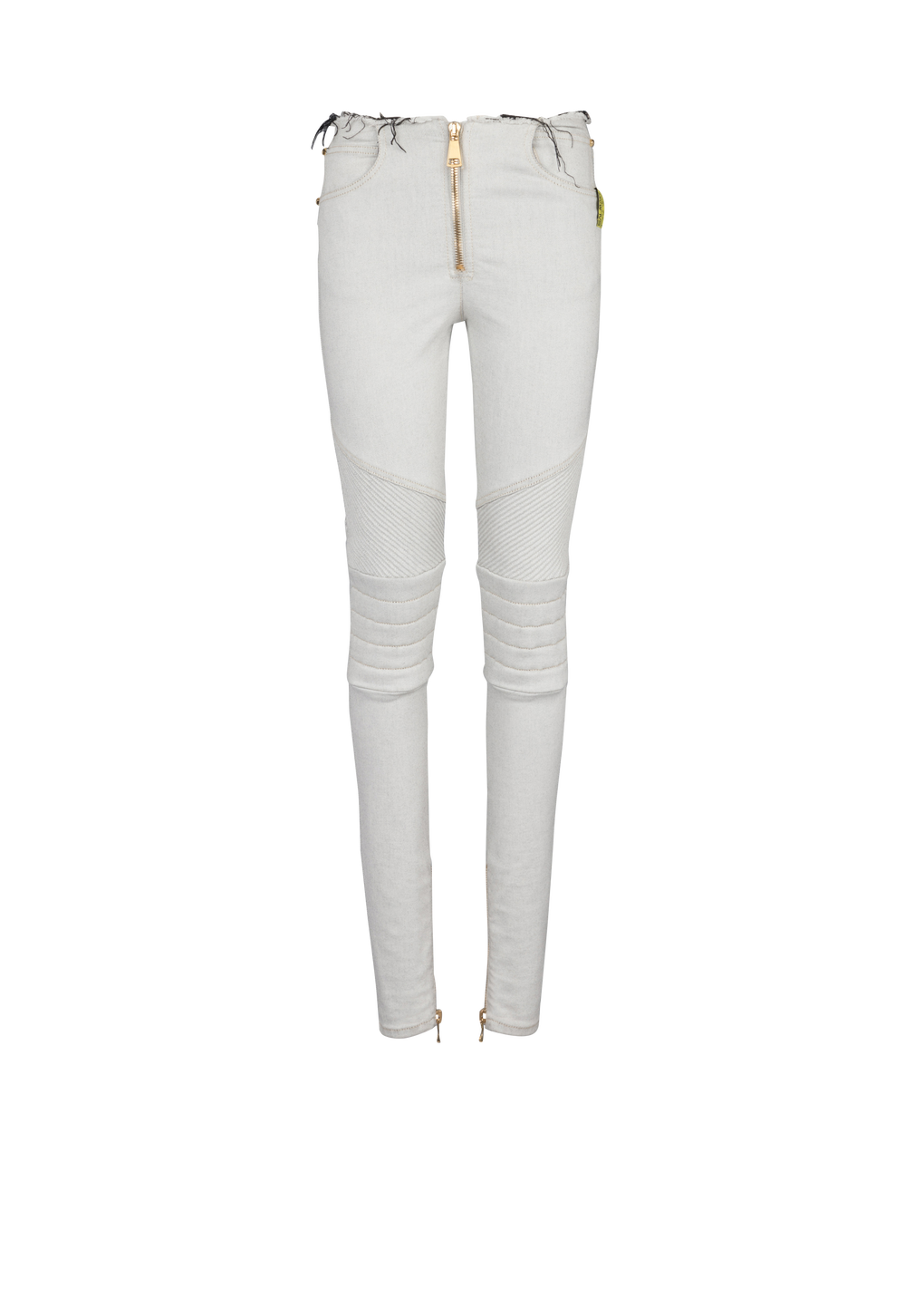 Strukturierte Slim Fit-Jeans aus Baumwolle, grau, hi-res