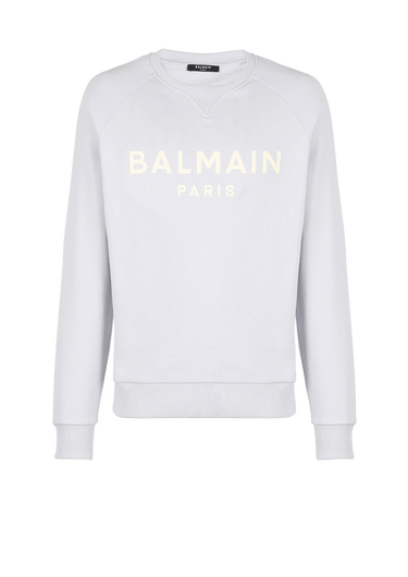 Sweatshirt aus Baumwolle mit aufgedrucktem Balmain-Logo