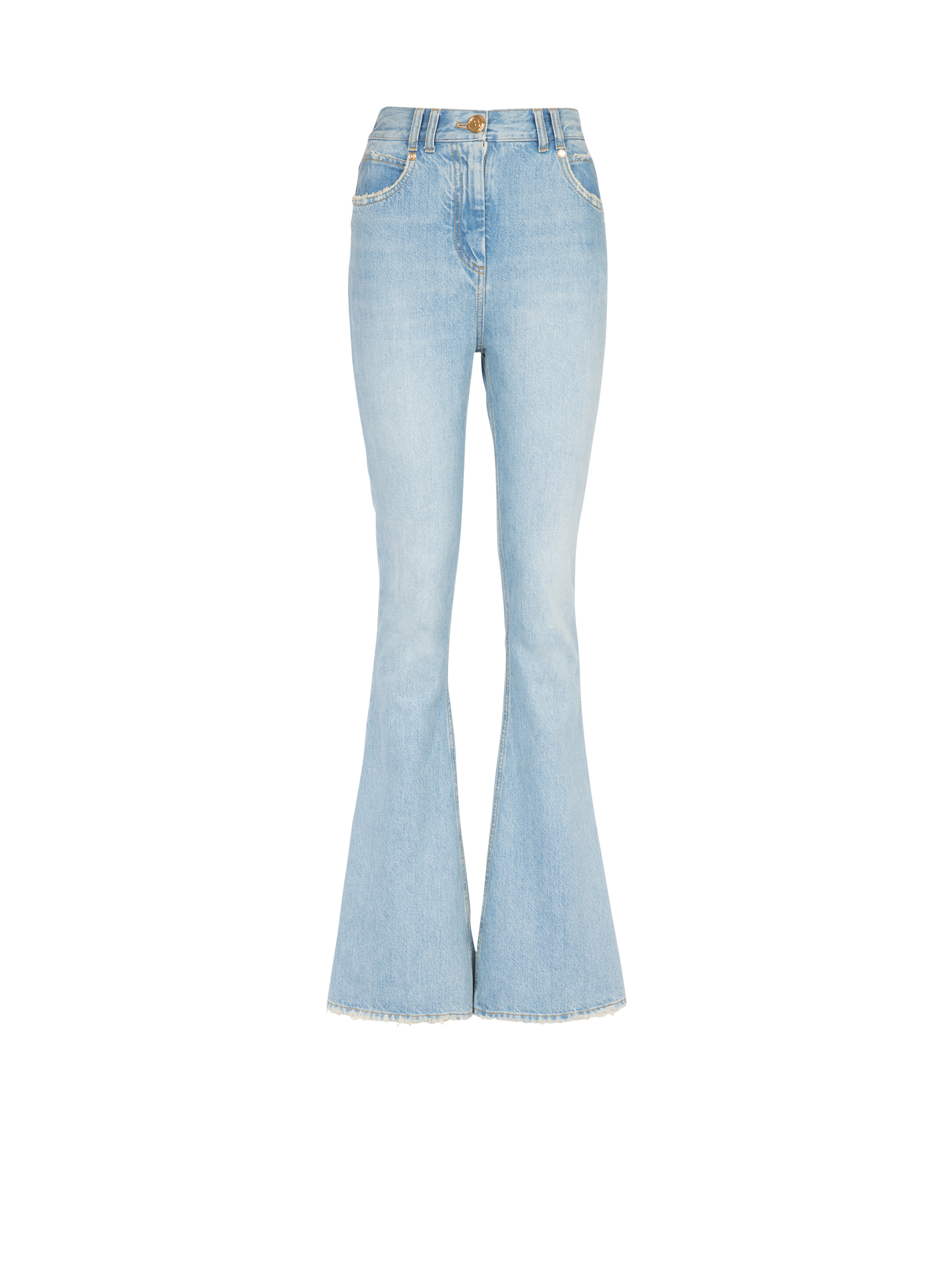 Bootcut-Jeans im Öko-Design, blau
