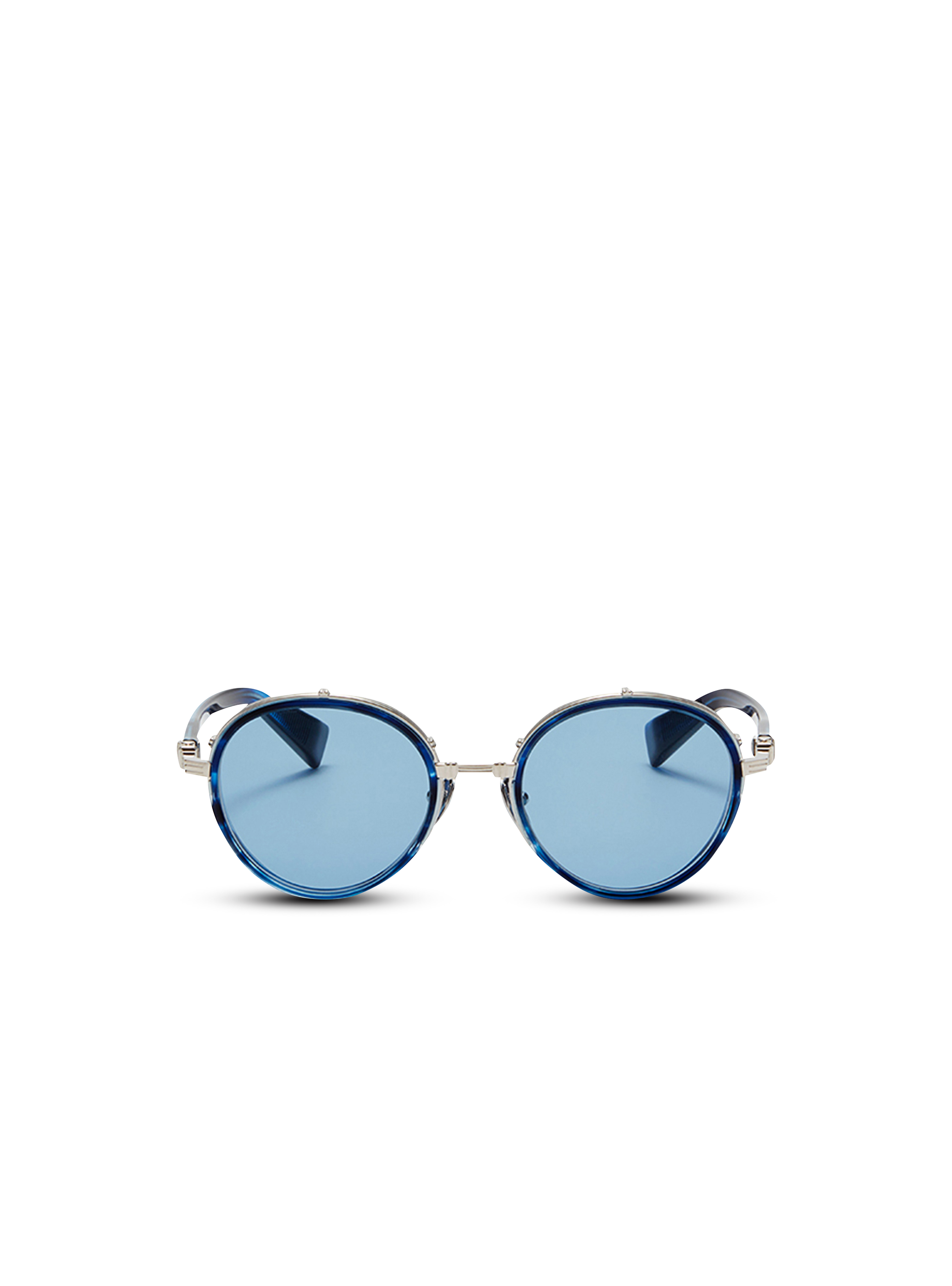 Sonnenbrille Croissy aus Titan, blau