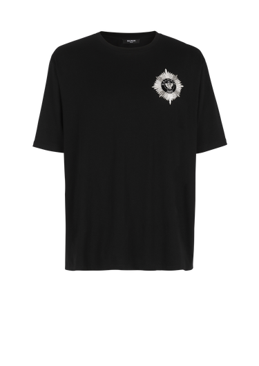 T-SHIRT W/ BADGE - STRAIGHT FIT