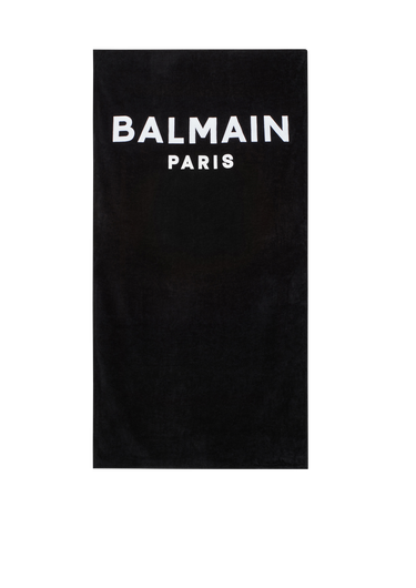 Strandtuch mit aufgedrucktem Balmain-Logo