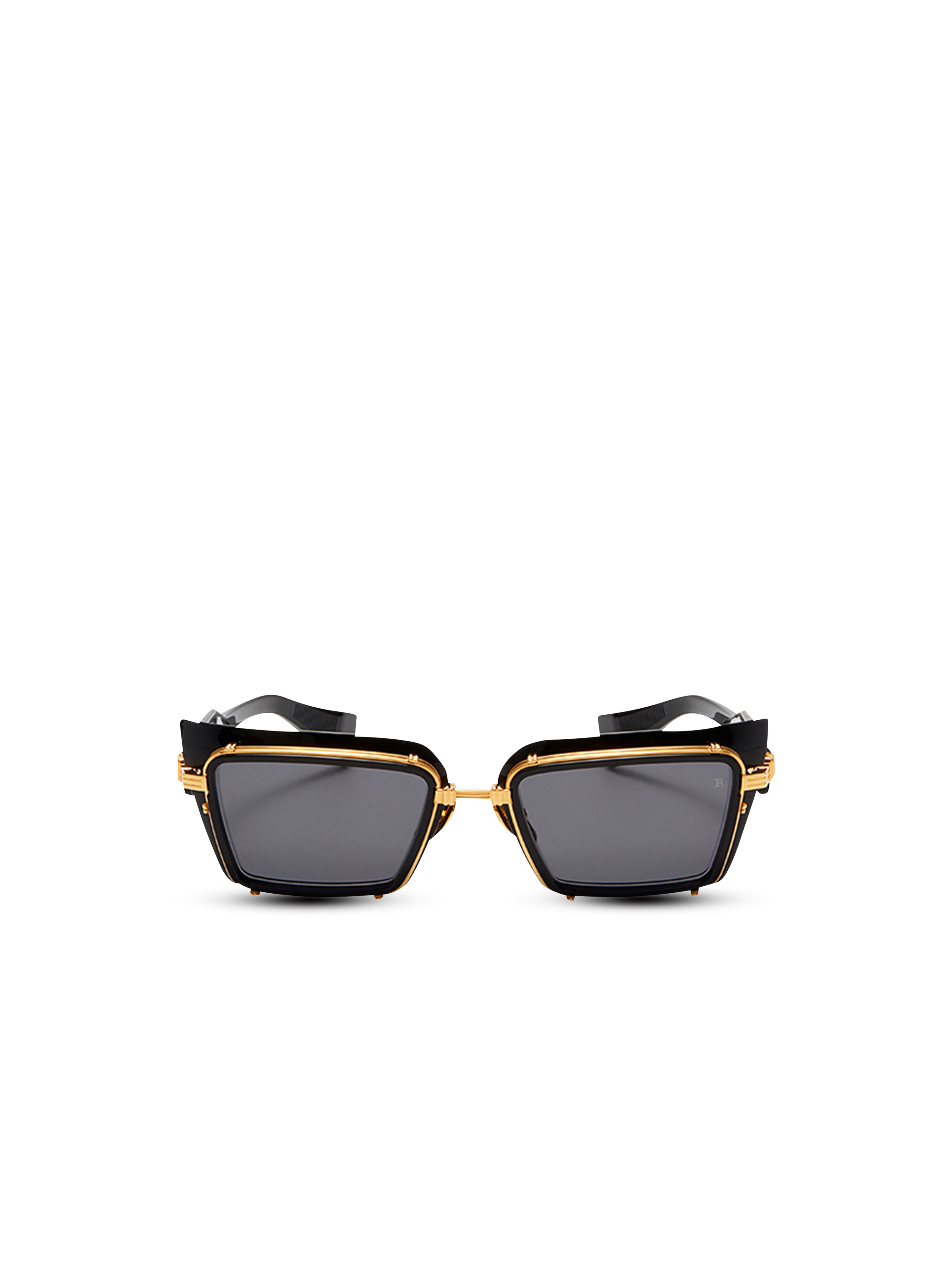 Sonnenbrille Admirable aus Titan, schwarz
